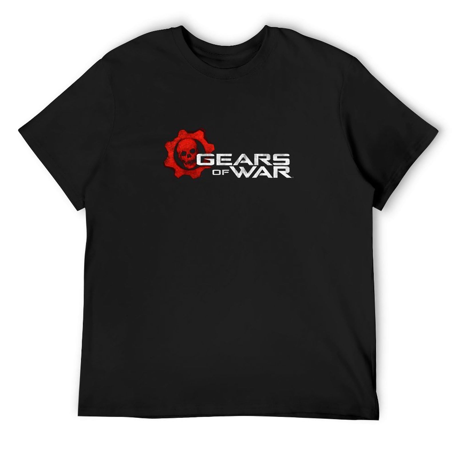 Pedfuvl Unisex Black Gear Of War Men's T-Shirt Graphic Printed Tee L