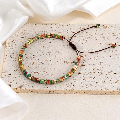 VIBILIA Beaded Bracelets for Women, Inspirational Gifts Bracelets for Women, Natural Stone Healing Bracelet, Get Well Gifts for Women, Mom, Daughter, Wife, Friend, Sister, Coworker3