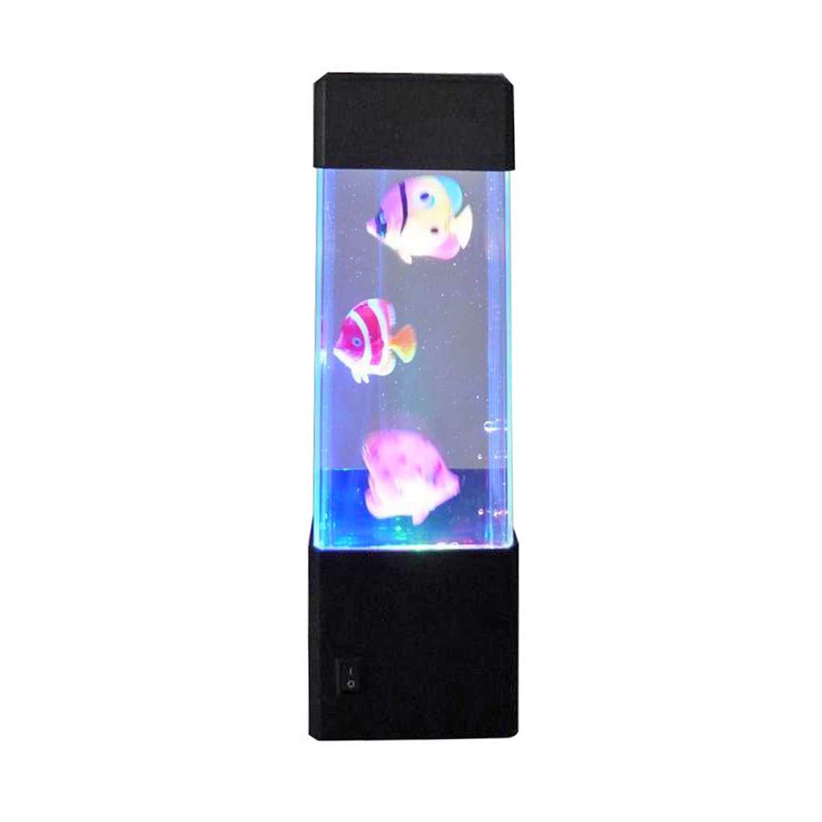Quallenlampe LED Fantasie Quallen Lampe Nachttisch Nachtlicht Farbwechsel Qualle Tank Aquarium LED Lampe Entspannende Stimmungslichter Lavalampe (Farbe: C, Größe: 1)