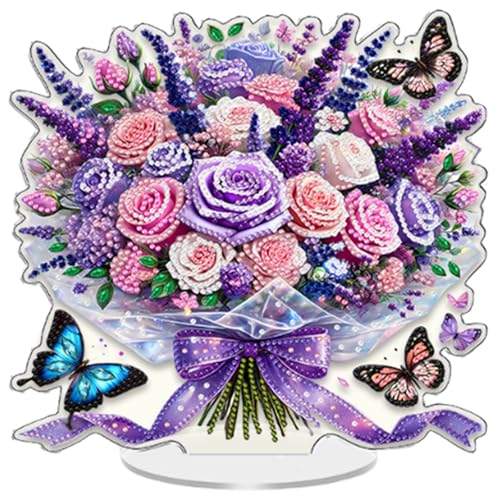 Decorazioni da Tavolo con Motivo floreale, Kit di Pittura con