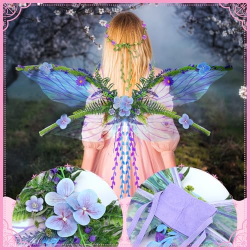 Accessoires de fée et couronne florale style Renaissance - 2