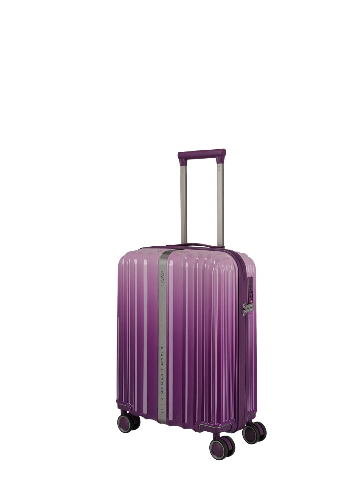 Travelite Lascana Edition Bordtrolley 4-Rollen S 55 cm - Purple Degrade