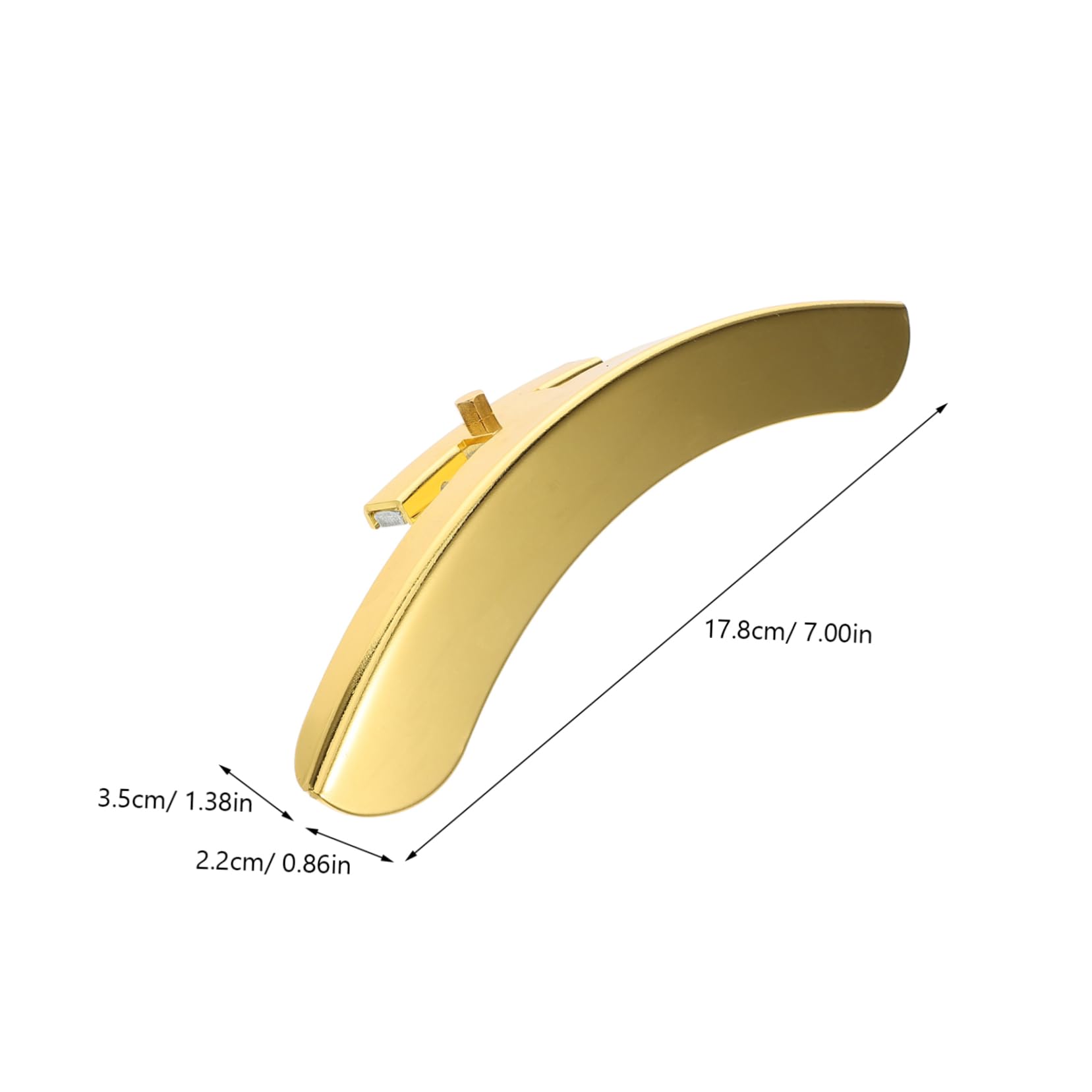 HANABASS Metal Banjo Pickguard Replacement Parts for Boys and Girls Banjo String Stylish Gold Finish