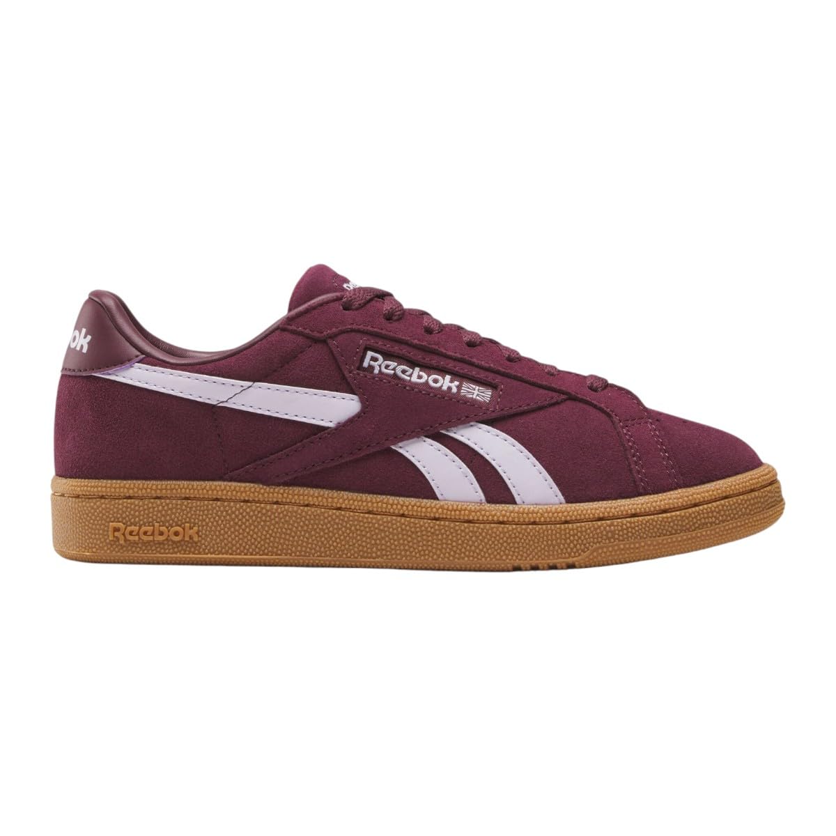 Reebok Women's Club C Grounds UK Trainers, Blackcherry/Blackcherry/Digital, 39 EU, Blackcherry Blackcherry Digitalgleam, 7 UK