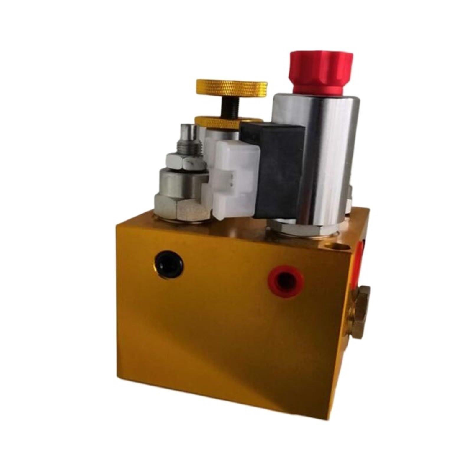 PXQCHAVLN ET-04 Lifting Valve Group Lifting Platform Hydraulic Station Fittings Hydraulic Integrated Valve Block(Dc12v)