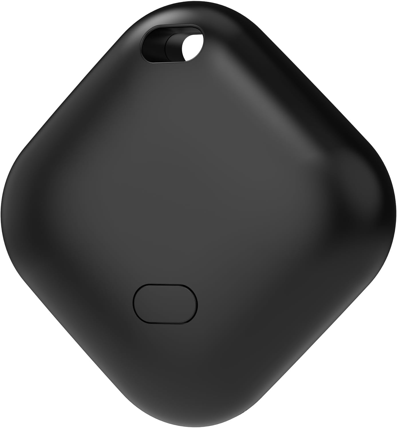 Key Finder, Wallet Tracker Works with Apple Find My (iOS only), Replaceable Battery, Water-Resistant, Bluetooth Item Finder for Bags, Luggage, Pets & Backpack 1Pc (Black) (Air Tag Square)