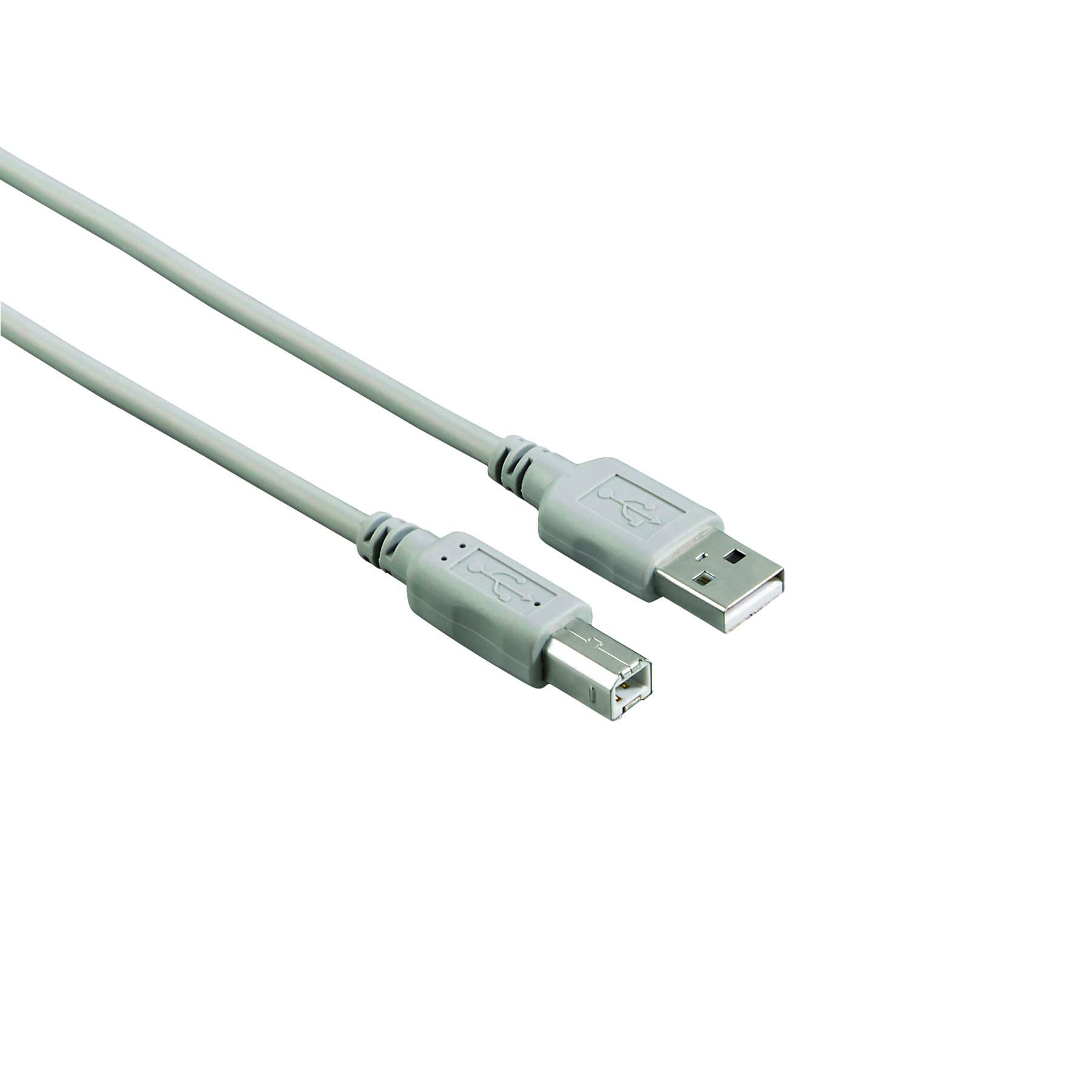 Hama | Cable USB A - USB B, 2.0 (Cable USB, USB 2.0, 480 MBs, 1,​5 m) negro, granel