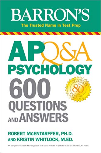 AP Q&A Psychology: 600 Questions and Answers (Barron's Test Prep) (English Edition) PDF Ebook En Ligne