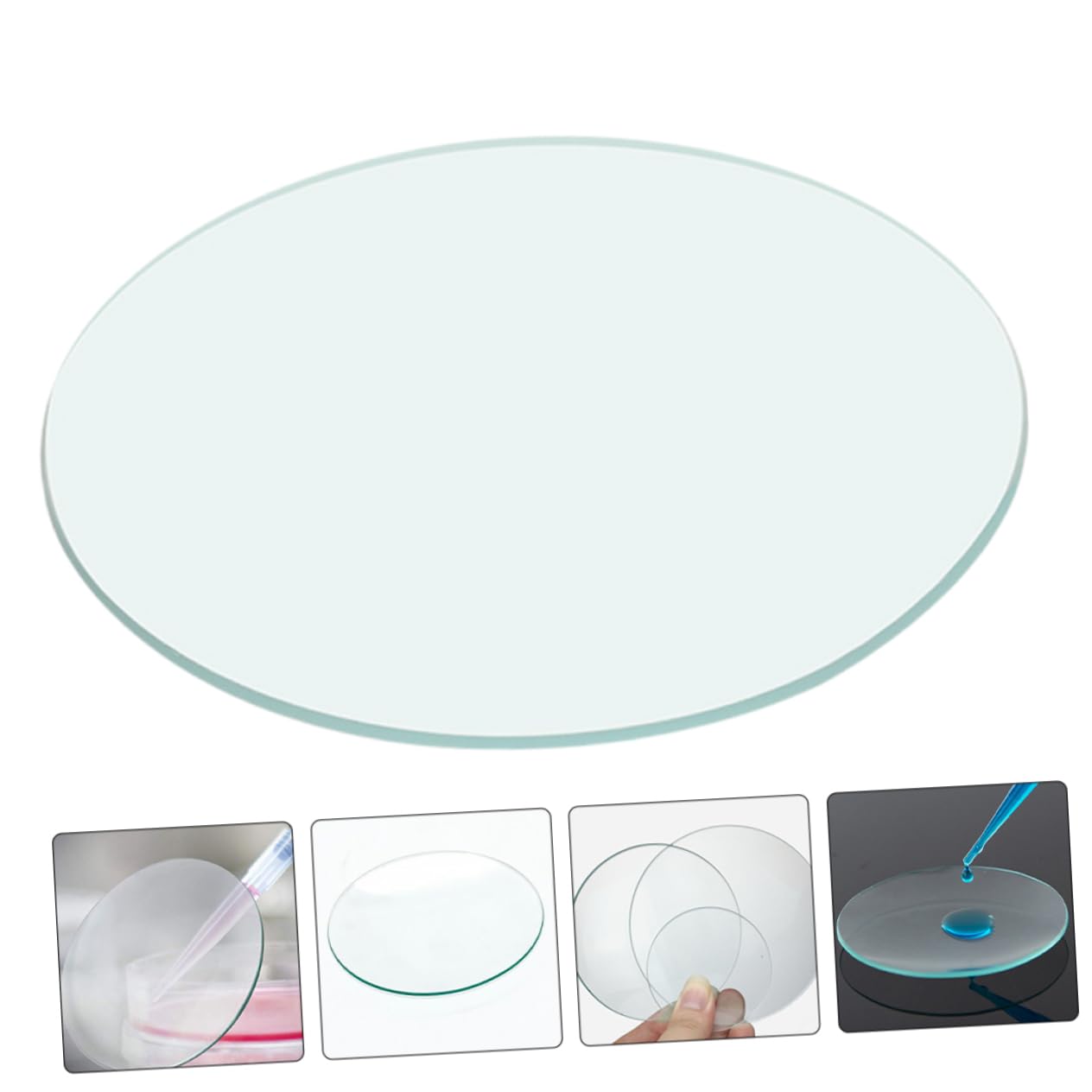 MAGICLULU 10stücke Klare Uhrgläser aus Glas für Laborgebrauch Runde Chemie-uhrgläser als Becherglasdeckel für Chemische Experimente und Labore