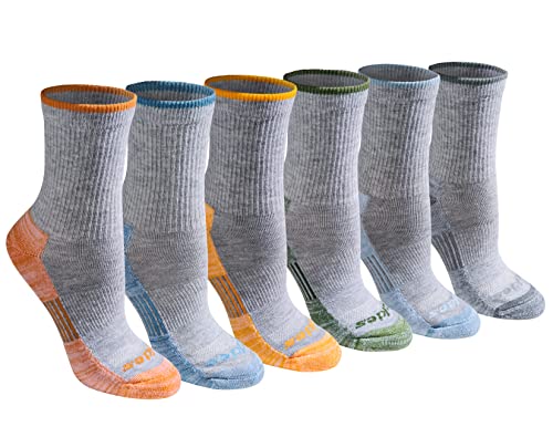 Image of Dickies Women's Dri-tech Advanced Moisture Wicking Mid-crew Socks, Available in M-l (6, 12 Pairs)