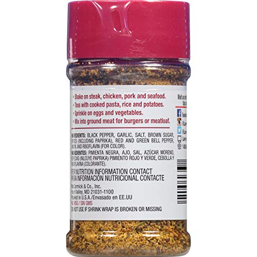 Lawry's Garlic Pepper Coarse Ground Blend, 2.6 Oz #TOP1