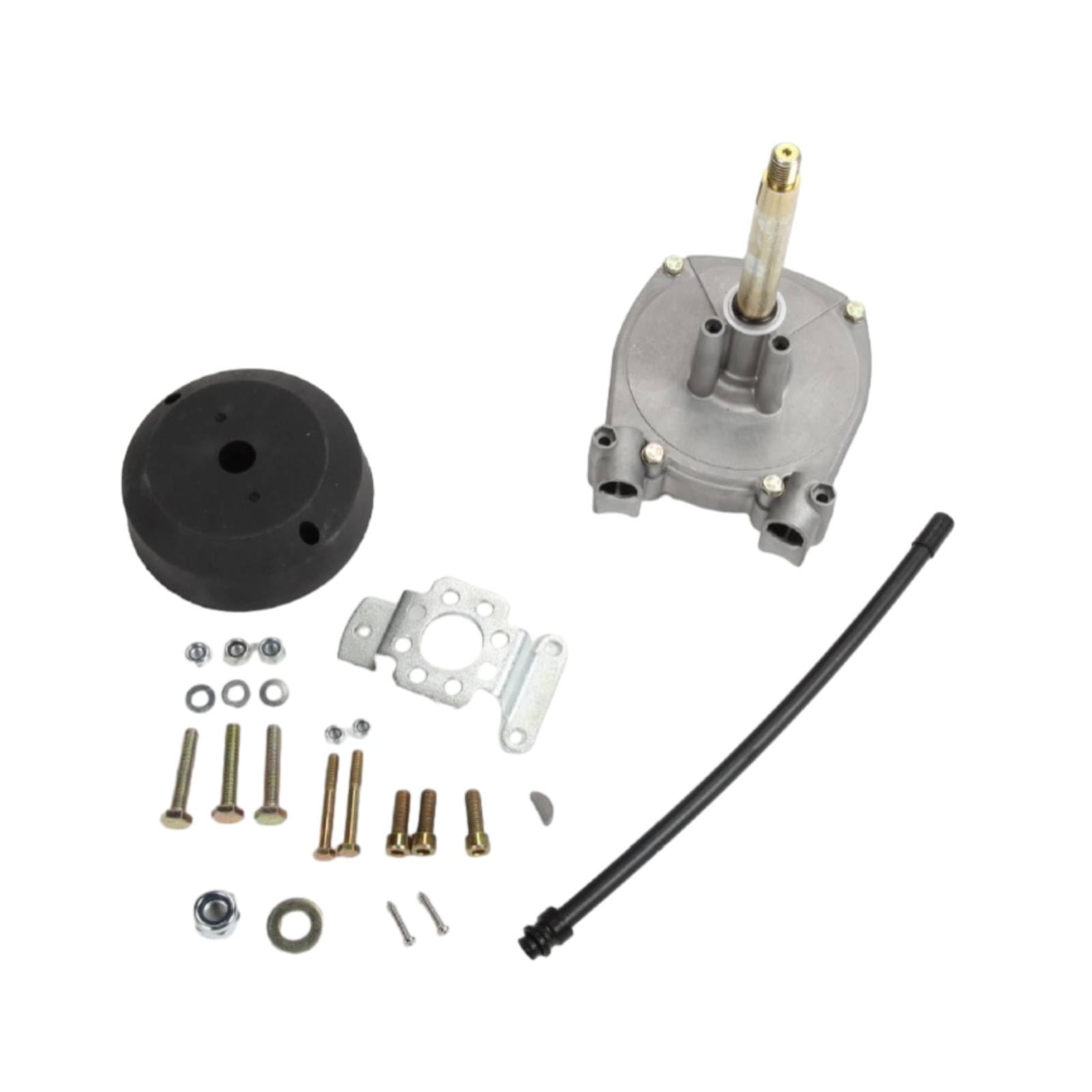 Colcolo Marine Steering Gear Meccanismo Sterzo Barca Fuoribordo Timoneria Cavo Sterzo Scatola Ingranaggi Custodia Resistente Montaggio Completo Adatto a Pesca Gommoni