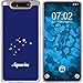 Produktbild PhoneNatic Case kompatibel mit Samsung Galaxy A80 Silikon-Hülle SternzeichenAquarius M10