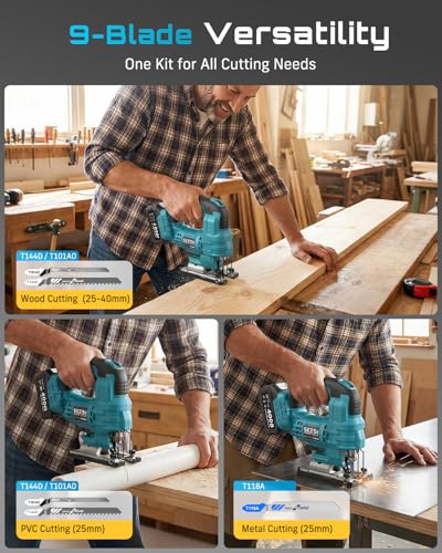 SEESII Brushless Cordless Jigsaw