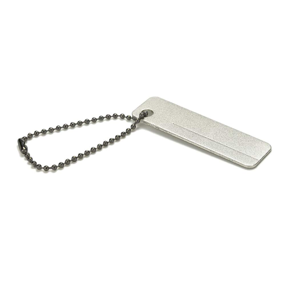 Mini afilador de Cuchillos de Bolsillo de Piedra de afilar de Diamante, afilador multifunción, afilador de anzuelos, Equipo para Acampar, Pesca