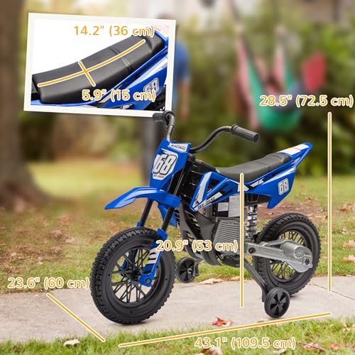 Qaba Kids Dirt Bike with Music
