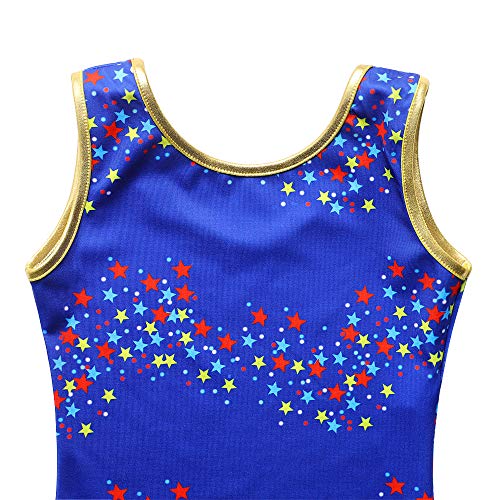 HOZIY Girls Gymnastics Leotards for Kids Tumbling Outfits Biketard Sparkle Adorable Pattern