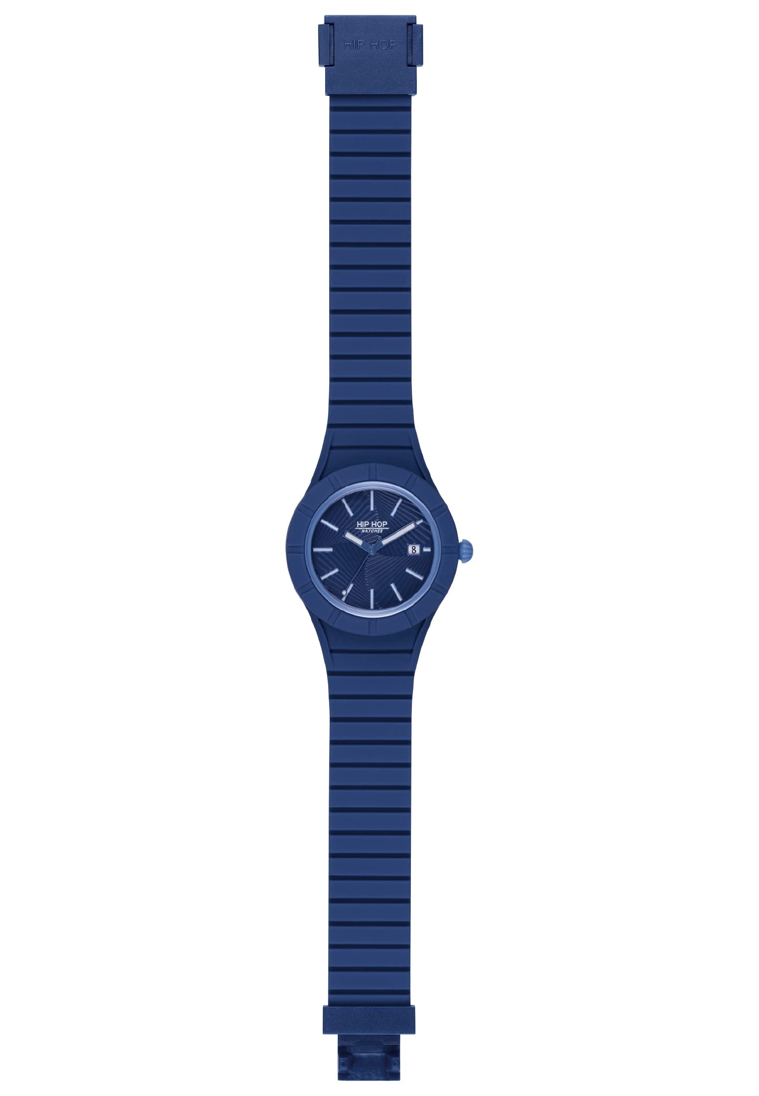 Hip Hop X Man 3.0 męski zegarek na rękę z silikonu w kolorze niebieskim, średnica koperty: 42 mm, HWU1077