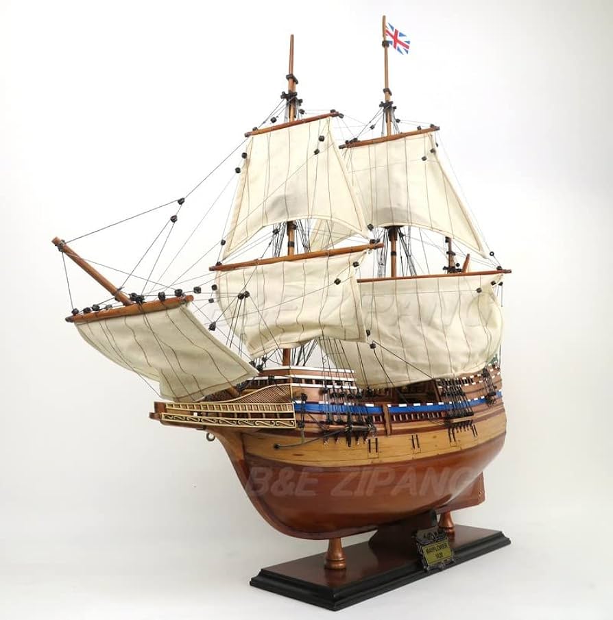 Amazon | 帆船模型 完成品 木製 Mayflower メイフラワー号 モデル