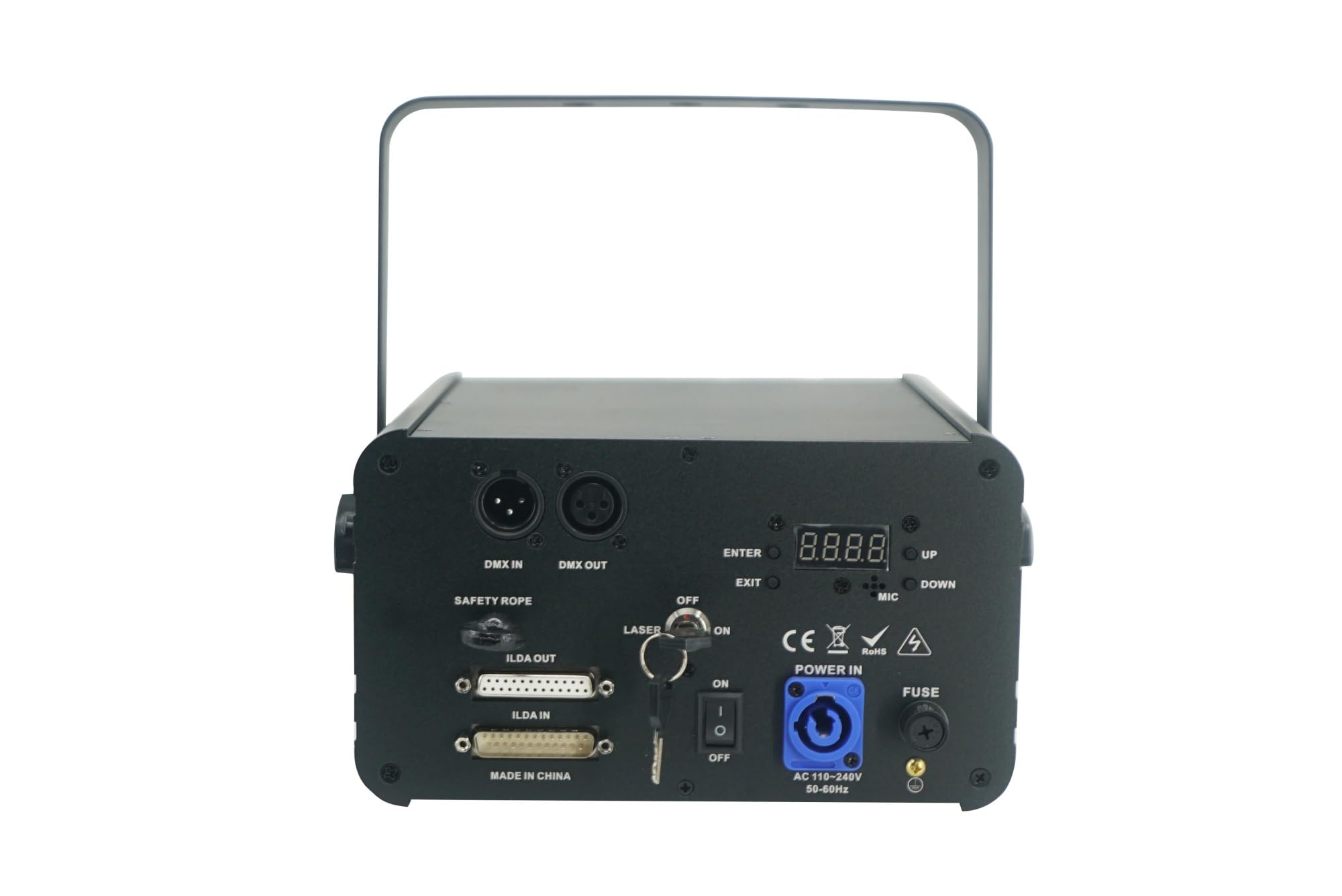 Luci per Feste, Proiettore di controllo musicale DMX512 con effetto di scansione animato a colori a colori da 5 W RGB Bar interno for feste da discoteca DJ
