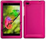 BobjGear Bobj Rugged Tablet Case for Lenovo Tab 7 Essential (TB-7304F) (TB-7304I) (TB-7304X) - BobjBounces Kid Friendly (Rockin' Raspberry)