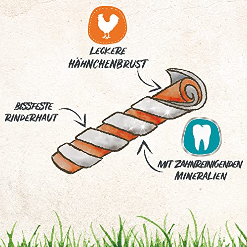 8in1 Pro Dental Twisted Sticks - gesunde Kaustangen für Hunde zur Zahnpflege, 35 Stück