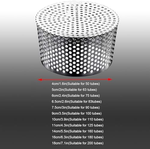 Stainless Steel Chimney Cap - 5.5in Round Roof Vent with Clog-Resistant Mesh, Weatherproof Fireplace Exhaust Cover, Easy Installation for Durability and Performance