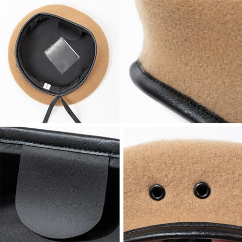 Gajaous Bundeswehr Commando Barett, Baskenmütze aus Wolle Barrett Mütze Herren Damen, Militärische Barett