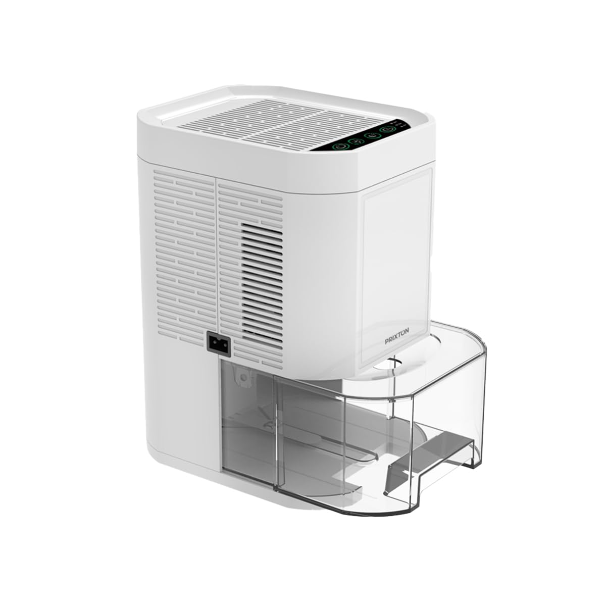 PRIXTON - Deshumidificador Sahara - 0,3 litro/día - Capacidad 1 litro - Temporizador - Método Peltier (Reacondicionado)