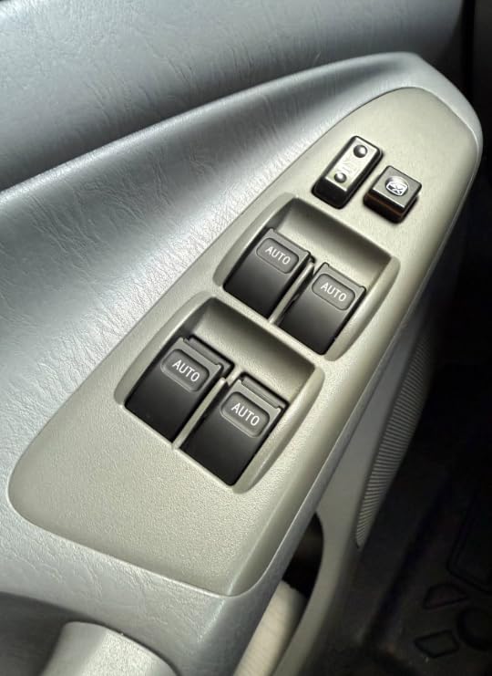 Image of HIGH FLYING for Toyota Tacoma 4dr 2005-2011 Main Driving Master Window Switch LED Illumination with Auto Down /Up Function 1set (White Lighted)