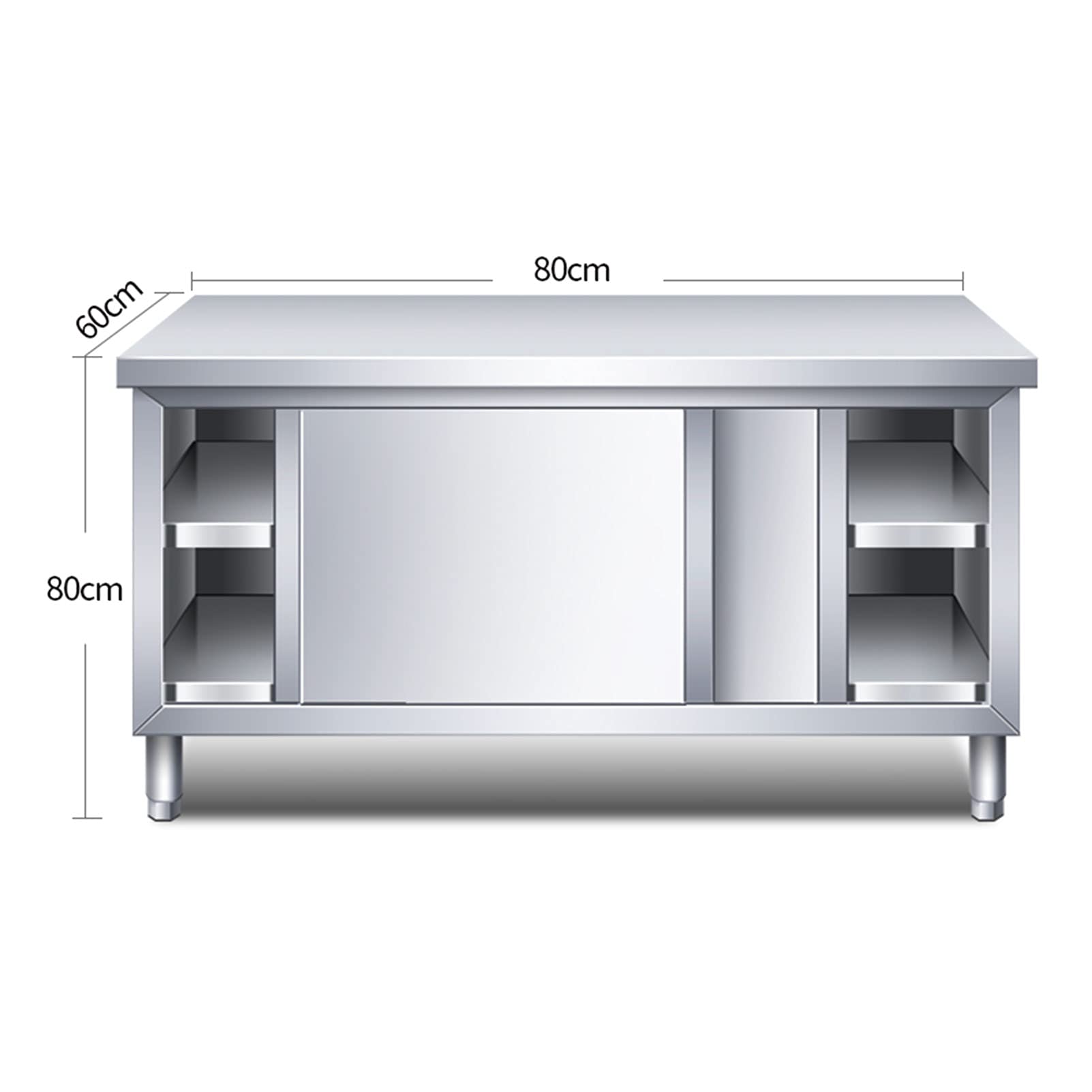 Amazon.co.jp: 業務用作業台ワークステーション準備テーブル頑丈な
