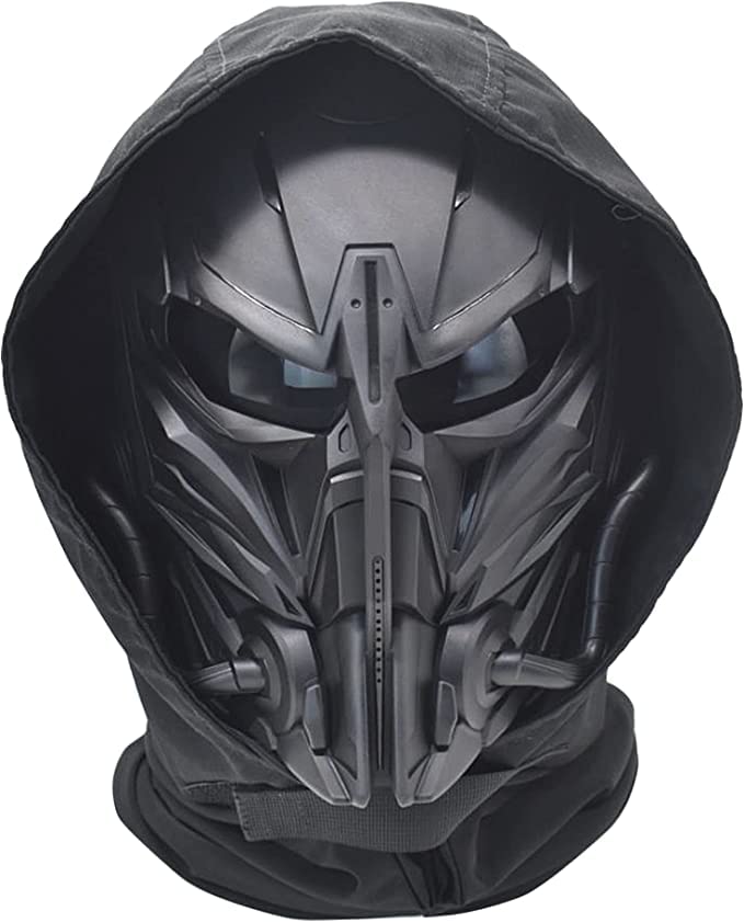 Aifordge Tactical Airsoft Full Face Mask Dual Mode mask with Eye Protection for Airsoft Helmet Apply to Airsoft Paintball Cosplay Costume Party