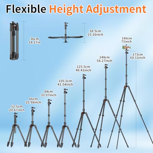 XXZU 71-inch Camera Tripod
