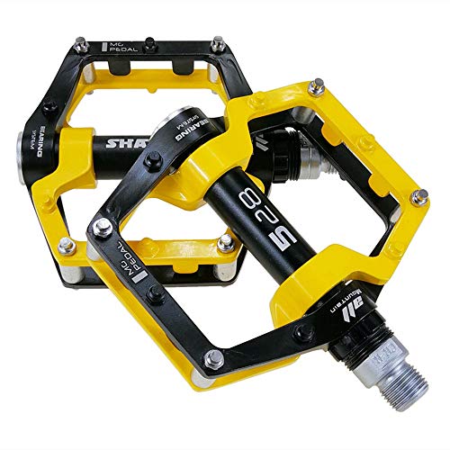 ]ԃy_ BMX}EeoCNp]ԃy_vbgtH[]ԃtbgy_ [hoCN NXoCN MTB (Color : Yellow, Size : One size)
