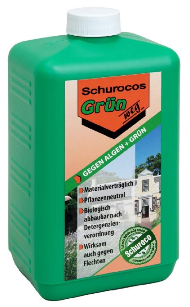 MOOS weg! 1,8 L Spezial-Reinigungsmittel für Stein, Holz und Kunststoff