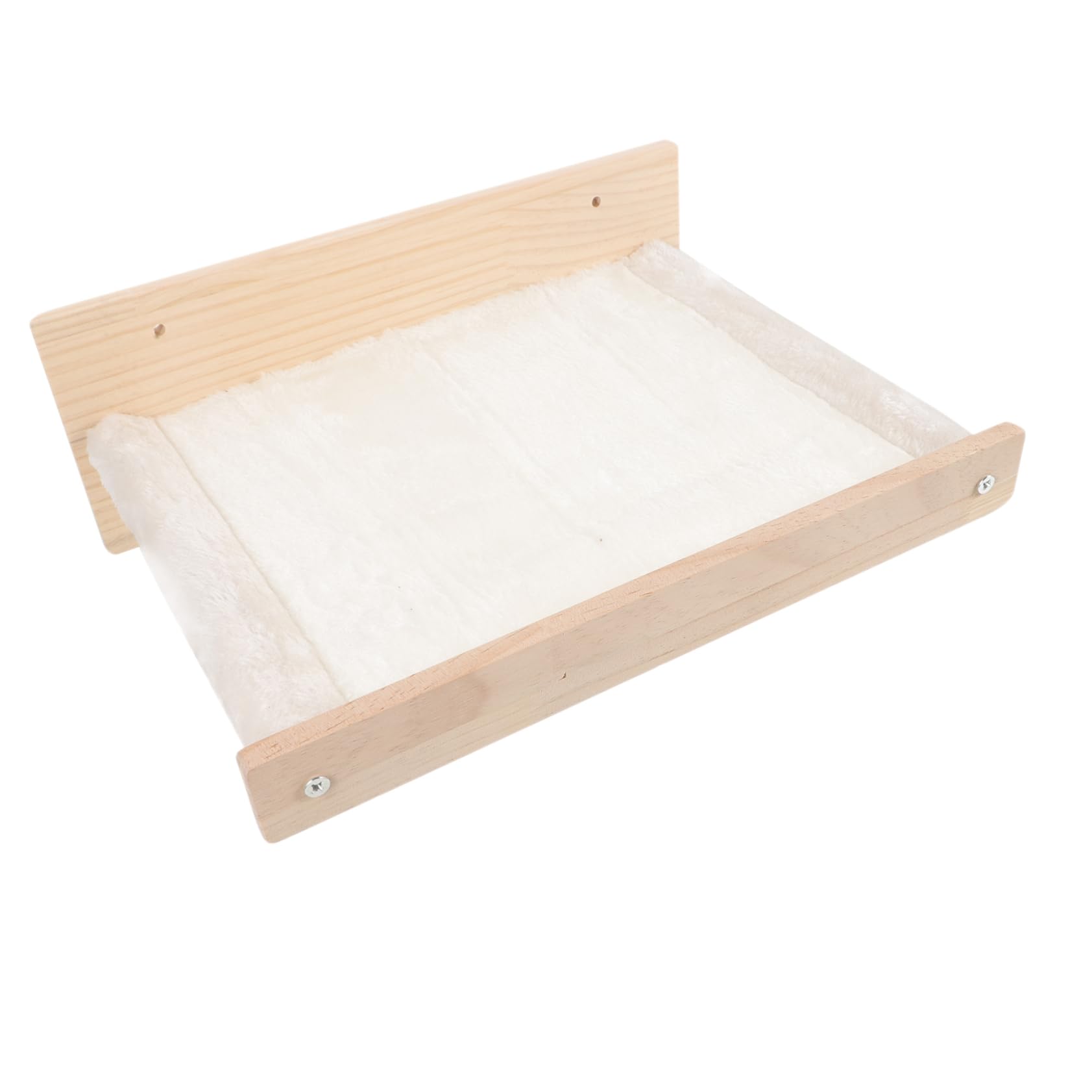 Hamac pour chat intérieur pour cage et mur design épuré bois