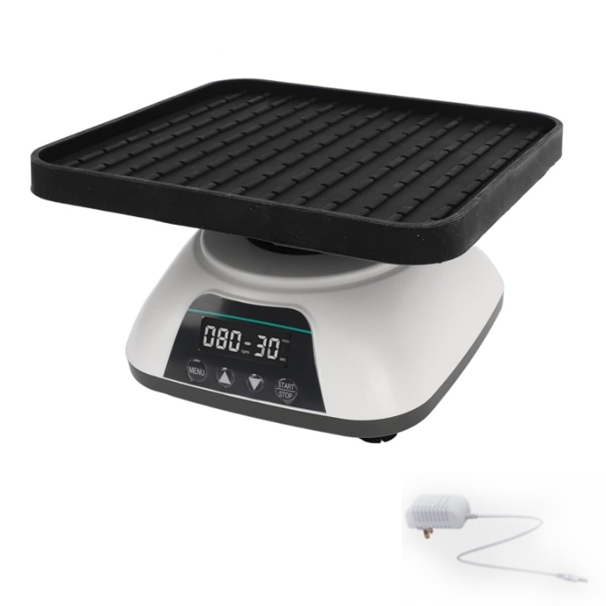 Labs Three Dimensional Rotary Mixer 3D Pallet Shaker Oscillator,Digital Orbital Shaker With LED Display Speed and Time, 10° Tilt Adjustable Speed Adjustable Speed 10-80RPM Orbital Rotator Shaker