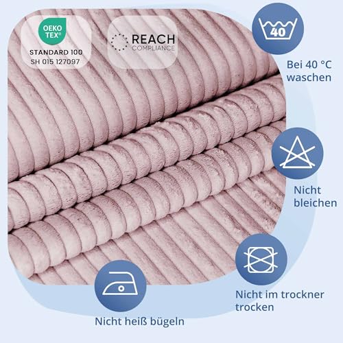DreamRoots Sitzsack Cord Erwachsener Sitzsäcke Jugendlicher Teenager 80x80x120cm - Sitzsack mit...