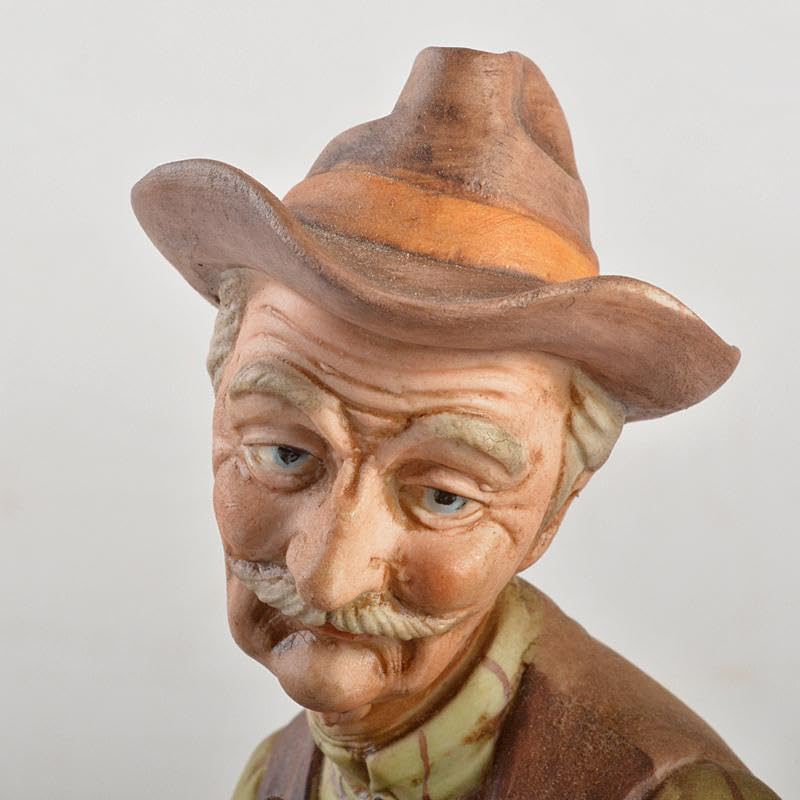 Amazon.co.jp: イタリア製 カポディモンテ フィギュリン 陶人形 置物 C