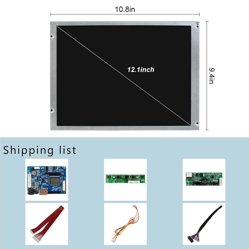 VSDISPLAY 11.6" 11.6 Inch IPS LCD 1920X1080 M116X40 EDP Interface Screen With VGA LCD Controller Board - View #13