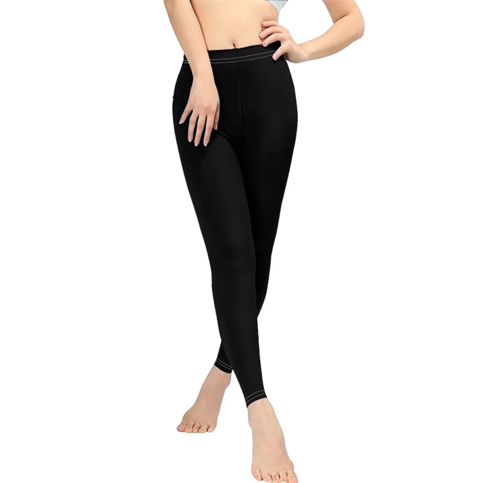 Binienty Damen Ganztägiger Komfort High-Waist Grafikdruck Yoga Leggings