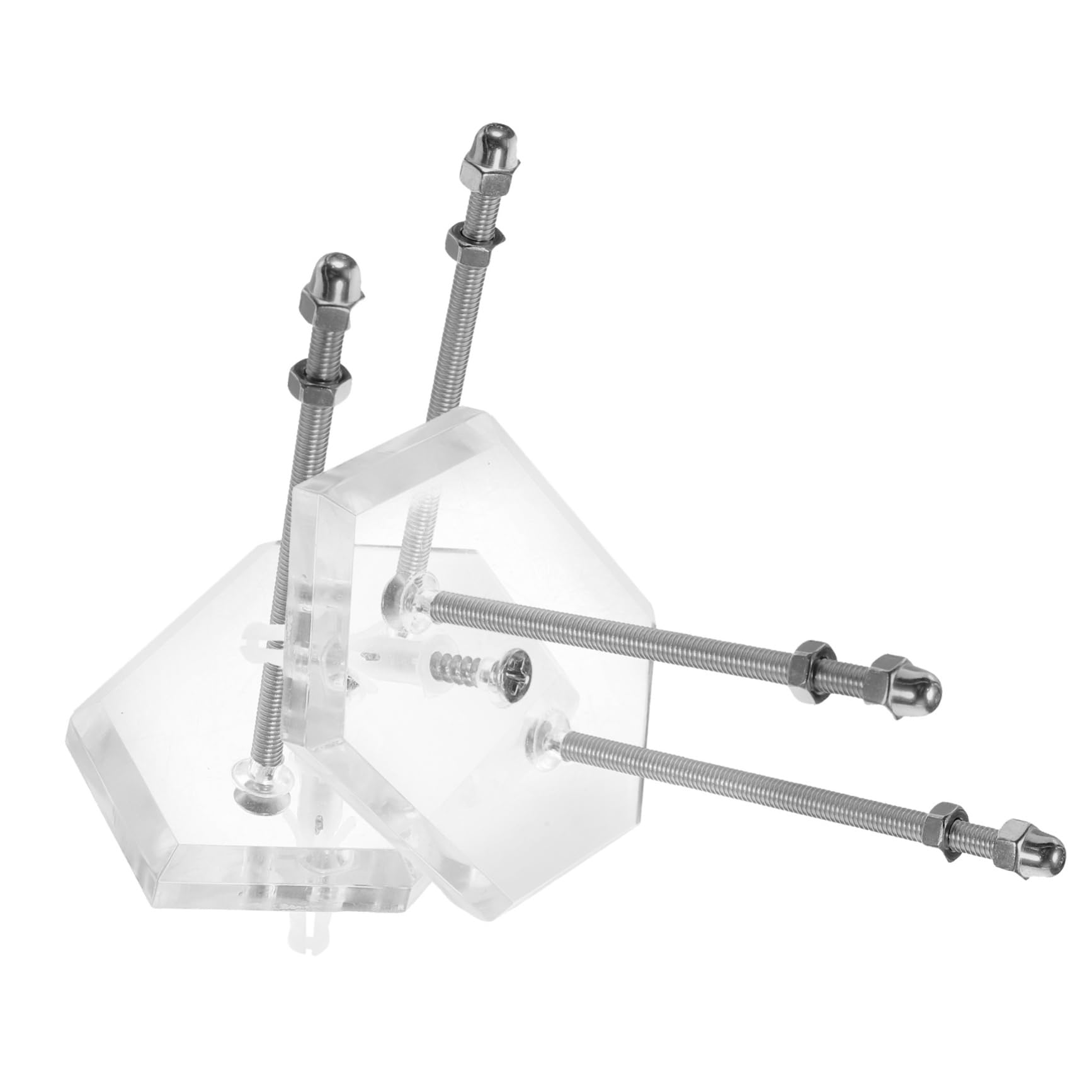 ibasenice Skateboard Wall Mount Hanger Acrylic Skateboard Rack Snowboard Scooter Wheel Storage Display Rack for