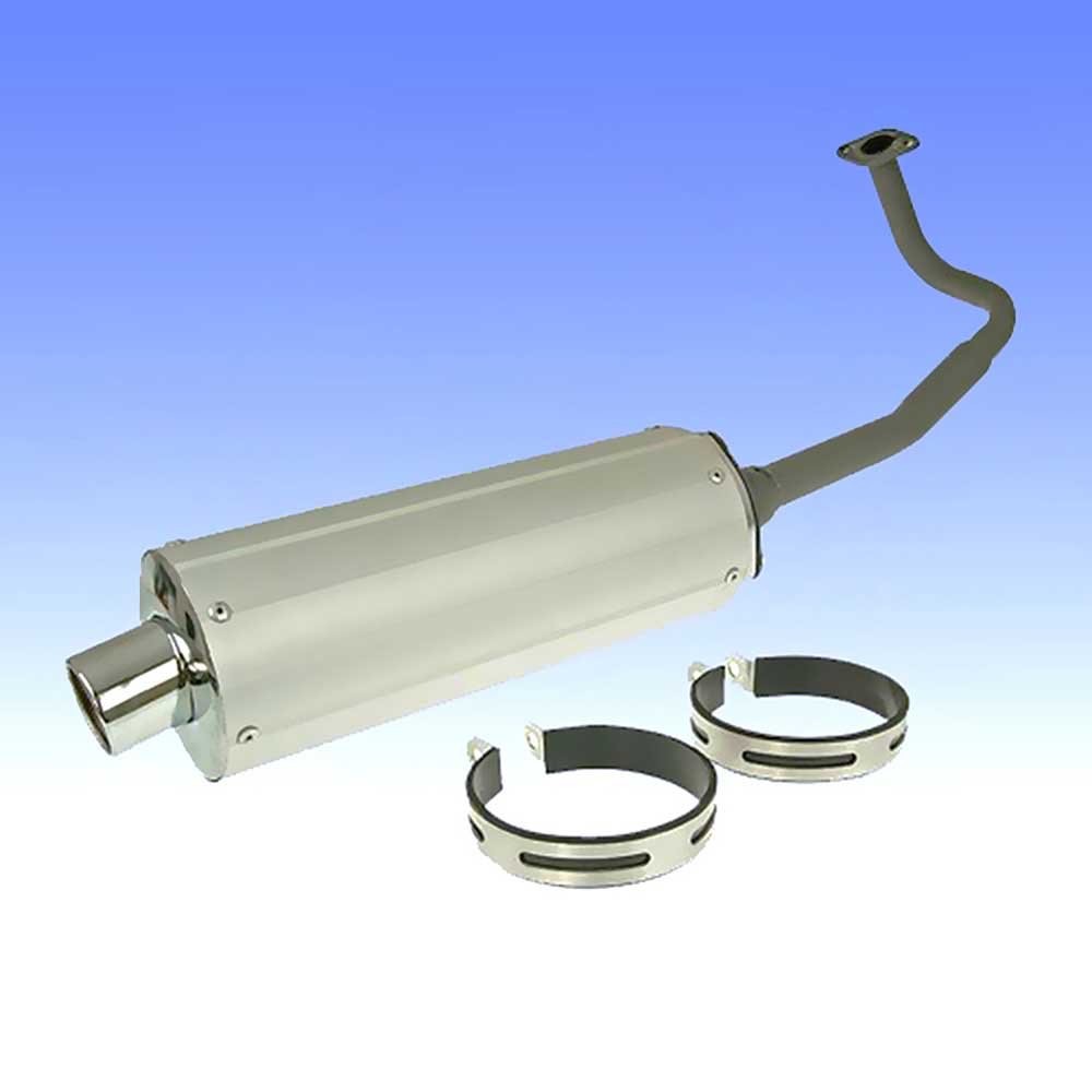 Unbekannt Tubo Di Scarico In Alluminio Per GY6 50 Ccm - 4