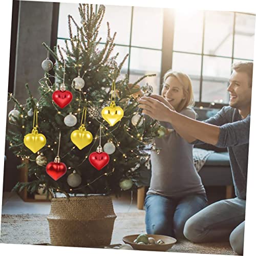 Nolitoy 96 Pcs Love Ball Pendant Wedding Ornaments Present Ornaments Heart Ornament Bridal Shower Decor Party Decor Heart Christmas Tree Ornaments Valentine Balls Valentine Decoration Gift #TOP5