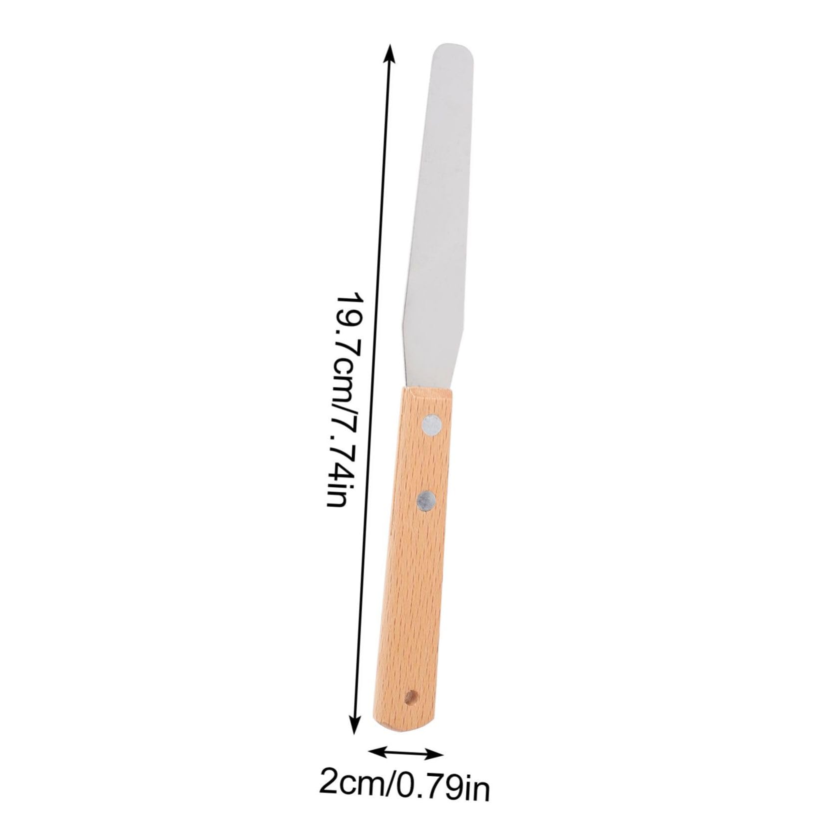 Lurrose 3 Ensembles Couteau À Graver Poterie Sculpture Outil Spatule À Plâtre Coupeur Fraise pour Sculpter Palettiseur Manche Bois Palettiseur pour Argile Acier Inoxydable 4 Pièces * 3