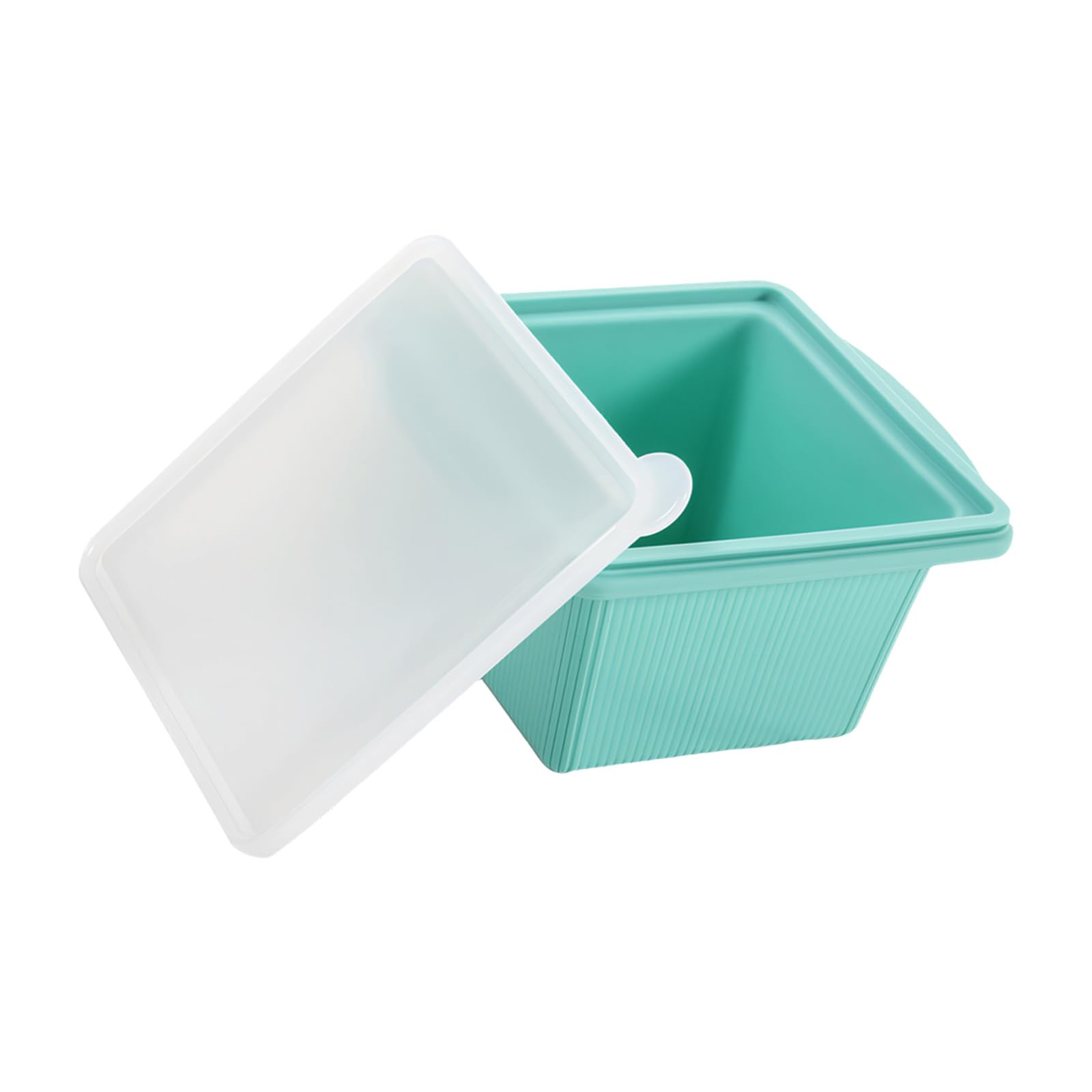 OSNIYAW Silicone Freezing Soup Molds with Metal Frame for Enhances Durability and Easy Cleaning Large Ice Cubes Molds Freezer Tray for Easy Demolding Space Saving Soup Ice