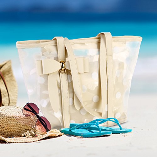 Image of Women's Clear Tote Bags Multi-Use Shoulder bag Handbag Beach bag Shopping Bag | Multi-Use