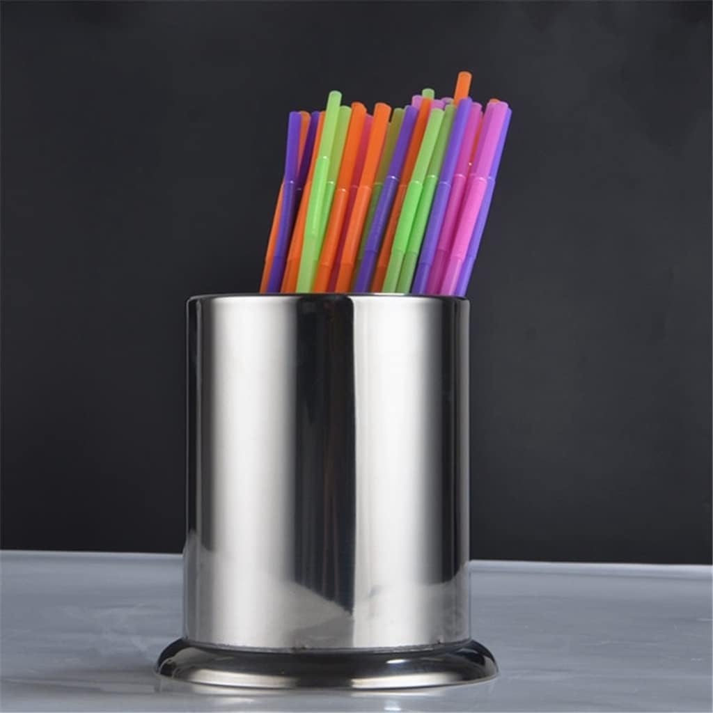 Chopstick Spoon Fork Storage Holder Rack Stainless Steel Basket Home Kitchen Organizer Accessories Hollow Cutlery Drainer Tools(L)