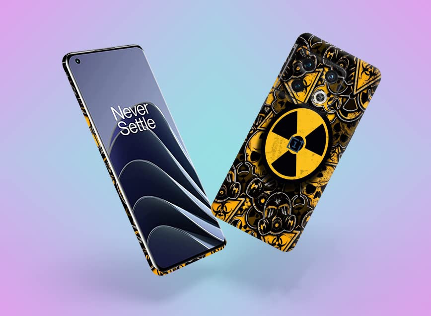 Image of Radioactive Skin Back Protector Film Ultra Thin Scratch Resistant Vinyl (Not Case and Cover) for OnePlus 10 Pro 5G