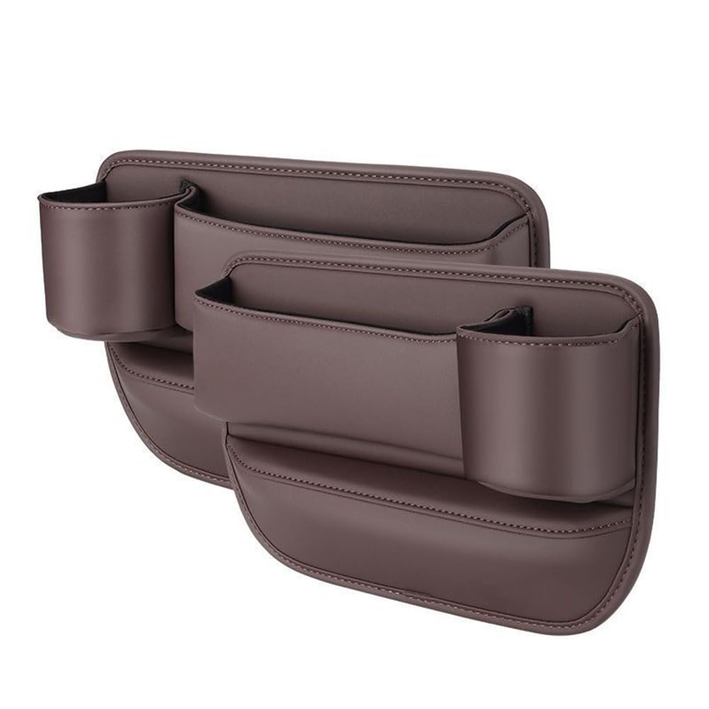 MYTVQRVK Car Seat Gap Filler Organizer for A4 B8 Avant/Kombi 2008-2015, Console Center Storage Box Side Pocket Crevice Multifunctional Between Seats Accessories,A
